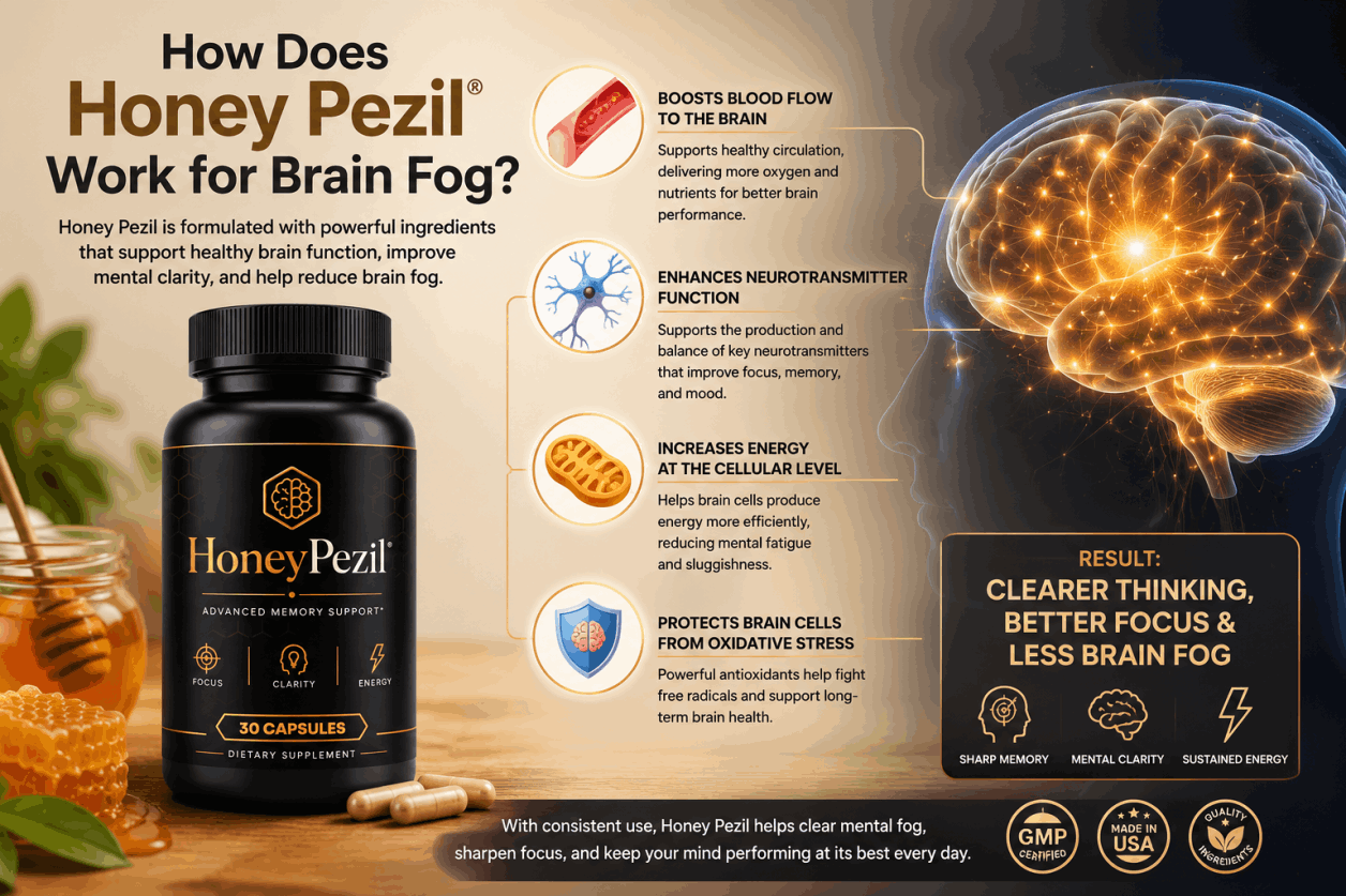 how does honey pezil works for brain fog